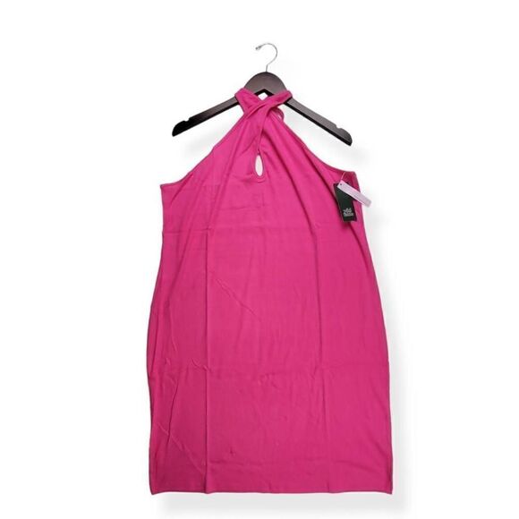 Wild Fable Halter Style Ribbed Bodycon Dress 4X - Picture 2 of 4